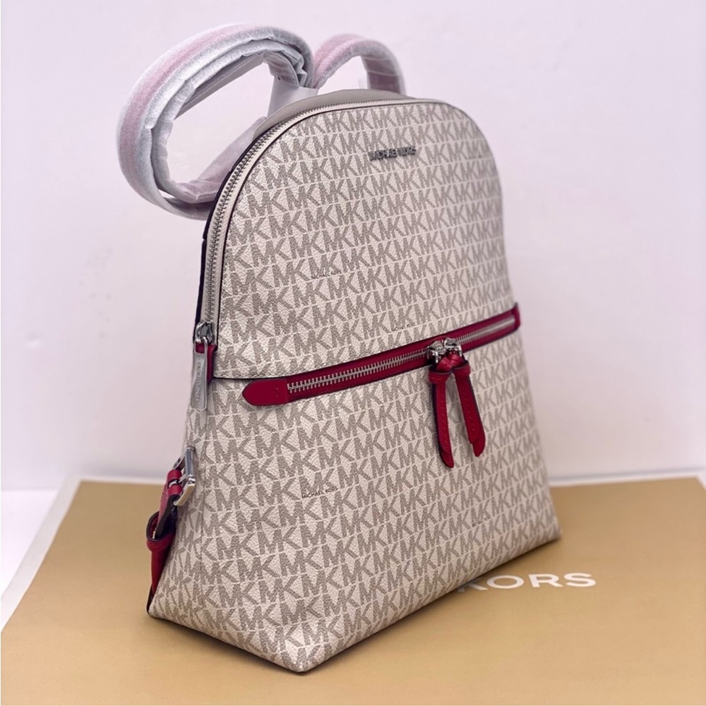 Michael Kors Dallas Medium Signature Logo Backpack - Picture 6 of 12
